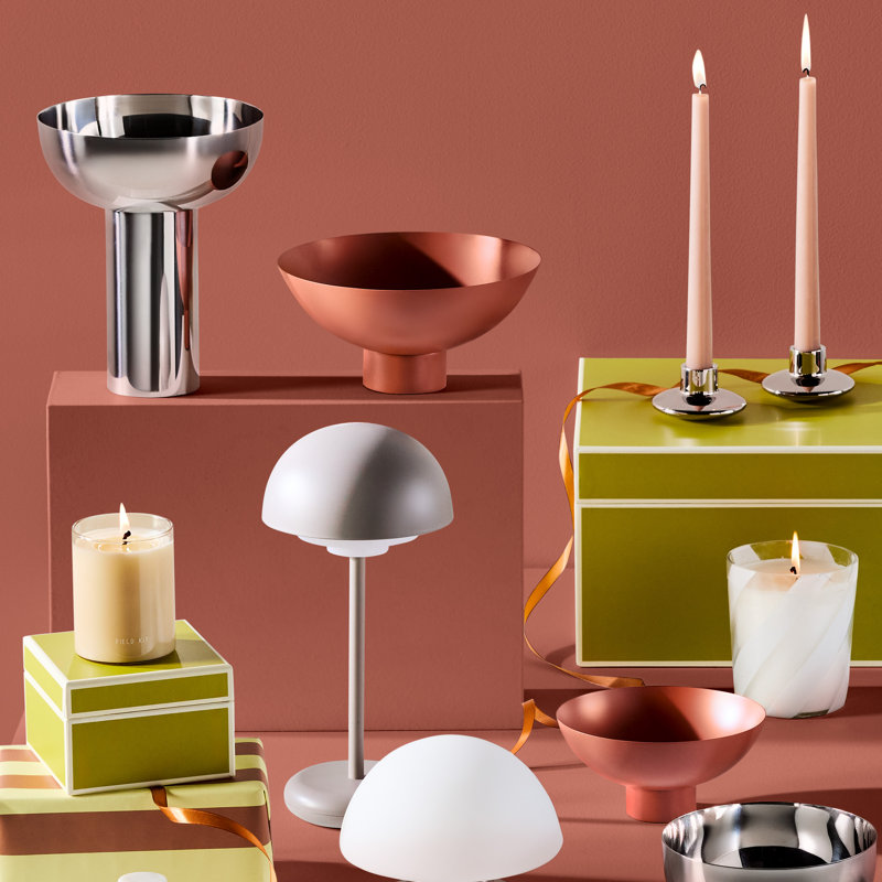 Georg Jensen Henning Koppel Small Stainless Steel Candlestick